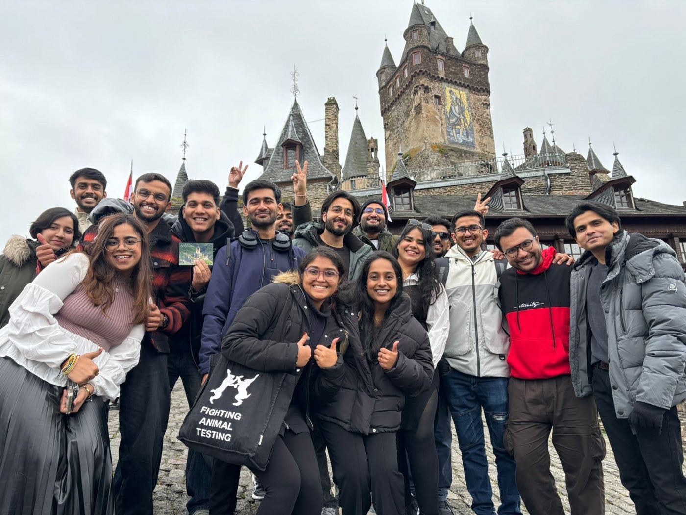 ISAK students at Cochem Castle