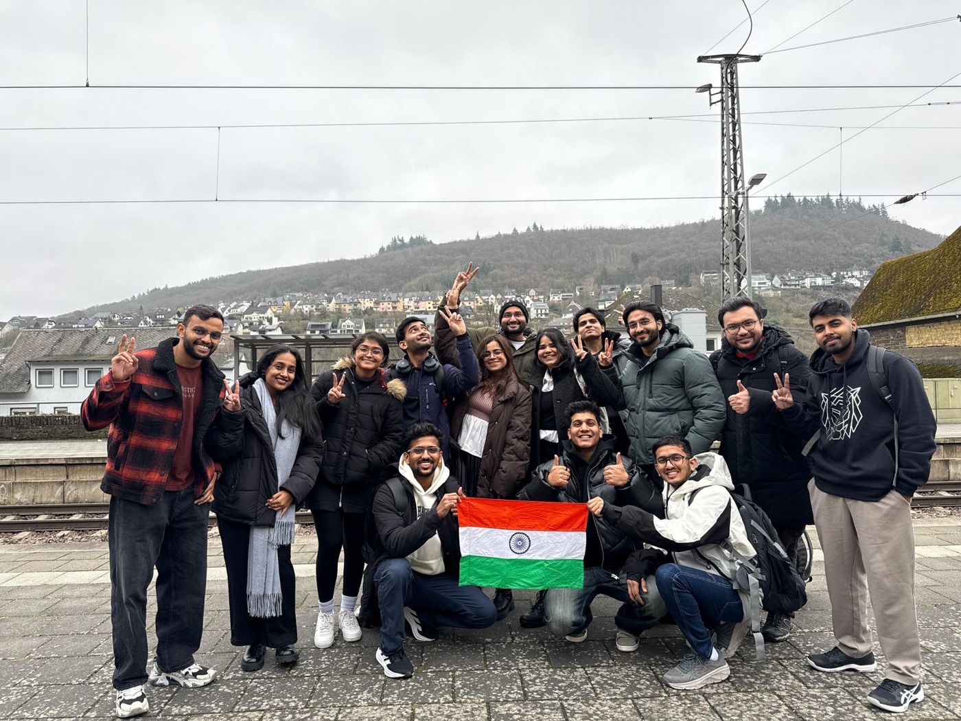 ISAK students on a trip along the Mosel
